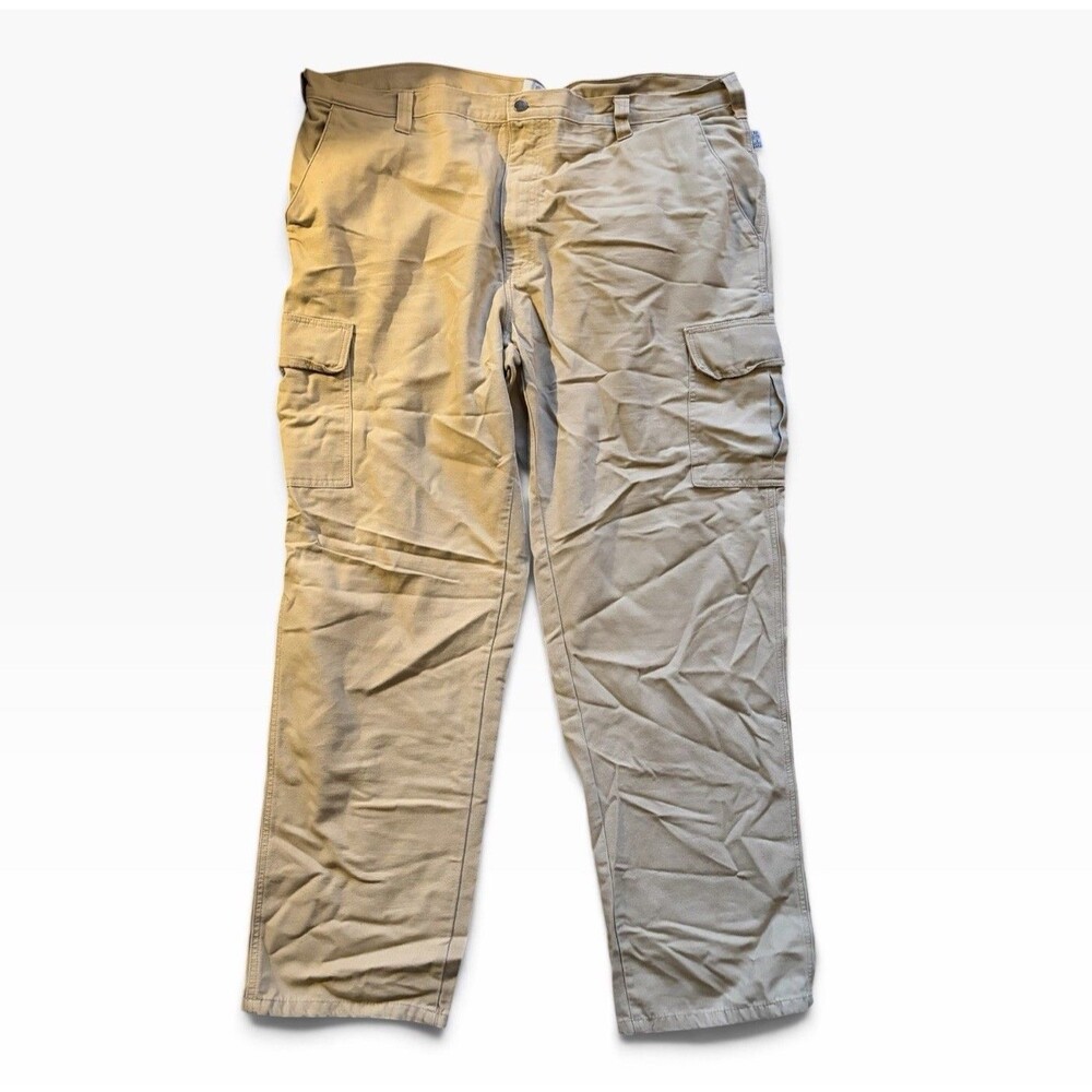 Tyndale Men's 36x36 Arc Rated Flame Resistant Workwear Pants Beige Size 46x33